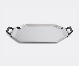 Alessi 'Ottagonale' tray SILVER ALES15TRA246SIL