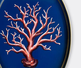 Les-Ottomans 'Coral' tray, coral and blue MULTICOLOUR OTTO26HAN973MUL