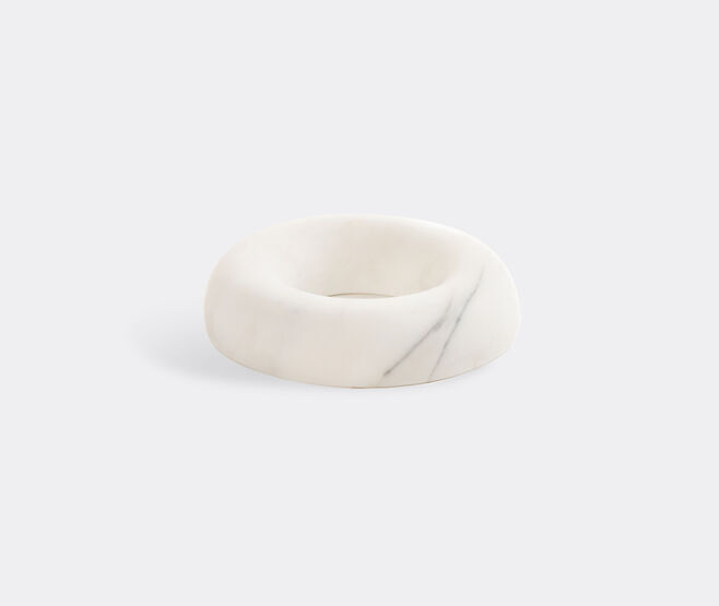Bloc studios 'Marmo Donuts', medium, white WHITE BLOC22MAR815WHI