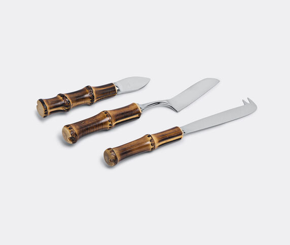Lorenzi Milano Bamboo cheese knife set