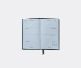 Smythson '2026 Panama' weekly diary with pocket, forest green GREEN SMYT25PAS376GRN