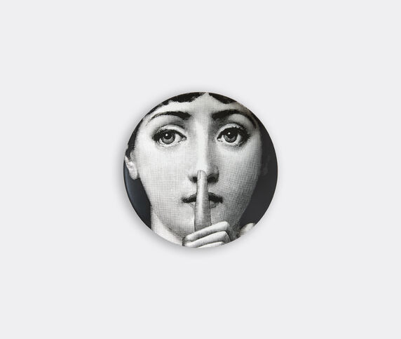Fornasetti 'Tema e Variazioni n.334' wall plate black and white FORN23WAL112MUL