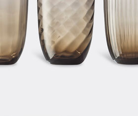 NasonMoretti &#39;Idra&#39; water glass, set of six BROWN NAMO20WAT153BRW