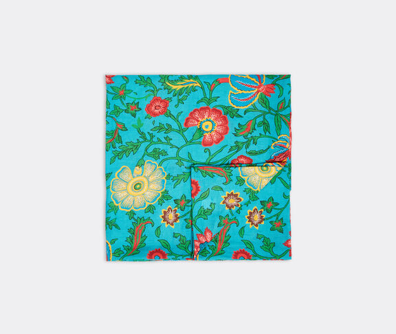 La DoubleJ 'Dragon Flower' tablecloth, large, turquoise undefined ${masterID}