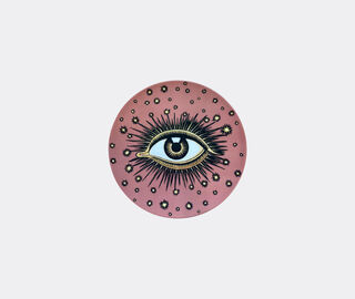 Les-Ottomans 'Eye' dinner plate, pink MULTICOLOUR OTTO24ROS839MUL
