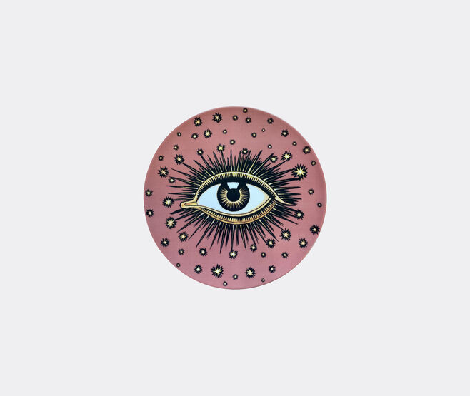 Les-Ottomans 'Eye' dinner plate, pink MULTICOLOUR OTTO24ROS839MUL