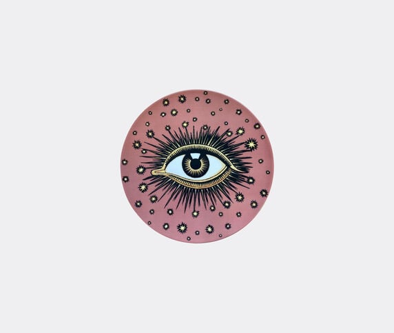 Les-Ottomans 'Eye' dinner plate, pink Multicolor OTTO24ROS839MUL