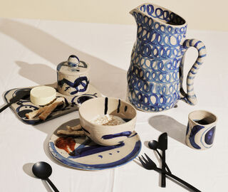 Serax 'Sophia' breakfast plate, set of four, blue BEIGE SERA26BRE411BEI