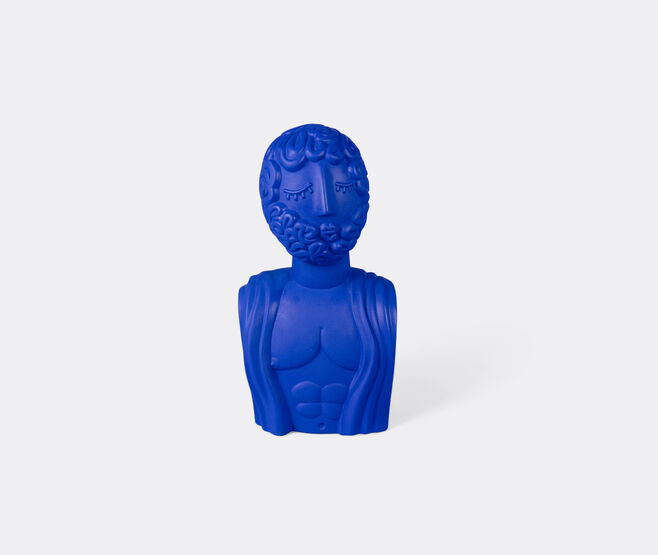 Seletti 'Magna Graecia, Man' terracotta bust, cobalt blue BLUE SELE25TER058BLU