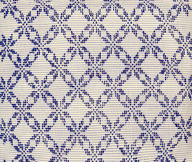 House of Capricorn 'Carlota' cushion, blue BLUE HOCA26CAR638BLU