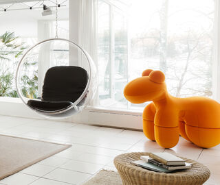 Eero Aarnio Originals 'Bubble' chair, black BLACK EEAA19BUB435BLK