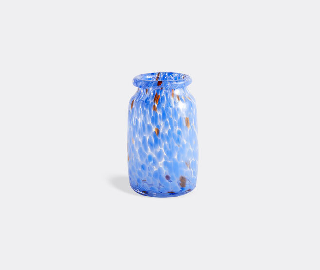 Hay 'Splash' roll neck vase, medium BLUE HAY122SPL952BLU