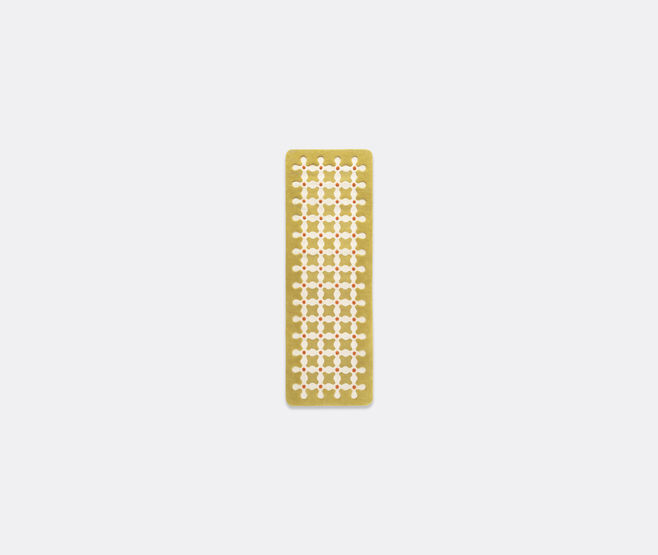 Cc-tapis 'Criss Cross Runner' rug, mustard YELLOW CCTA25CRI822YEL