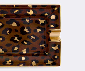 L'Objet 'Leopard' ashtray BROWN LOBJ22LEO484BRW