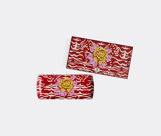 Lisa Corti 'Indian Tiger' tray, red multicolor RED LICO25REC596RED