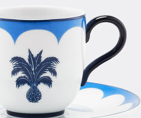 Aquazzura Casa &#39;Jaipur&#39; coffee cup and saucer, set of two, blue BLUE AQUA23JAI316BLU