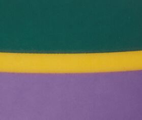 La DoubleJ 'Rainbow' espresso cup and saucer, set of two, violet PURPLE LADJ23ESP219PUR