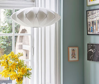 Hay 'Nelson Ball Crisscross Bubble' pendant light, small WHITE HAY119NEL114WHI