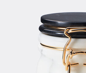 Editions Milano 'Miss Marble' jar, black and white WHITE EDIT20MIS705BLK