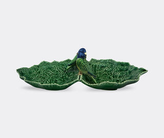 Bordallo Pinheiro 'Ciner&aacute;ria' double leaf bowl MULTICOLOUR BOPI22CIN272MUL