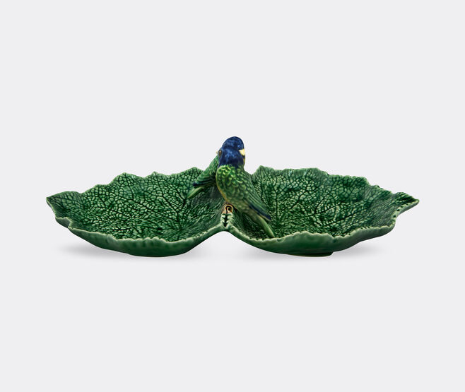 Bordallo Pinheiro 'Ciner&aacute;ria' double leaf bowl MULTICOLOUR BOPI22CIN272MUL