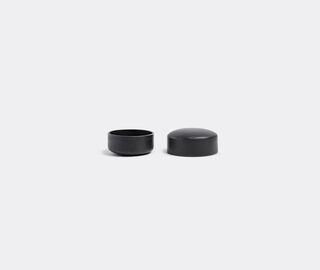 Michael Verheyden 'Pastille' leather box BLACK MIVE15PAS629BLK