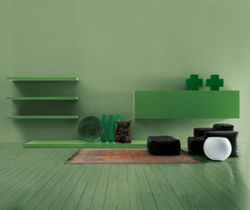Cappellini &#39;Cross&#39; cabinet, green GREEN CAPP21CRO358GRN