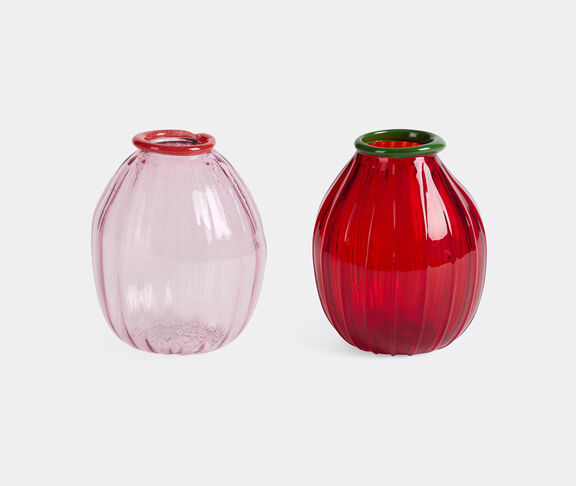 Lisa Corti Rosebud Pink/Red Decorative Vase X2 undefined ${masterID} 2