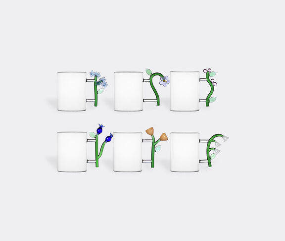 Ichendorf Milano 'Botanica' mug, set of six MULTICOLOUR ICMI23BOT352MUL