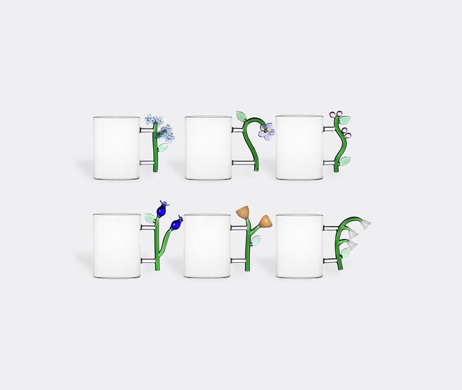 Ichendorf Milano 'Botanica' mug, set of six MULTICOLOUR ICMI23BOT352MUL