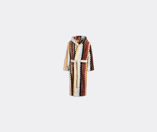 Missoni 'Giacomo' hooded bathrobe, black BLACK MIHO22GIA417MUL