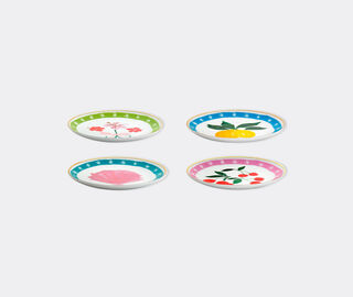 Bitossi Home 'Con Amore' side plate, set of four, multicolor MULTICOLOUR BIHO25SET001MUL