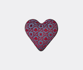 Gucci 'GG' heart shaped cushion, red and blue RED GUCC23CUS731MUL