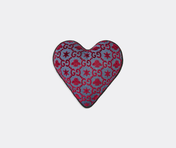 Gucci 'GG' heart shaped cushion, red and blue red GUCC23CUS731MUL