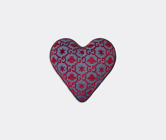 Gucci 'GG' heart shaped cushion, red and blue undefined ${masterID}