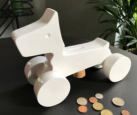 Studio delle Alpi 'Enzo the Piggy' WHITE STAL18ENZ546WHI