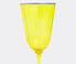 La DoubleJ 'Rainbow' wine glass, set of two, yellow YELLOW LADJ23WIN670YEL