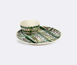 Serax 'Japanese Kimonos 2' round plate MULTICOLOUR SERA22PLA026MUL
