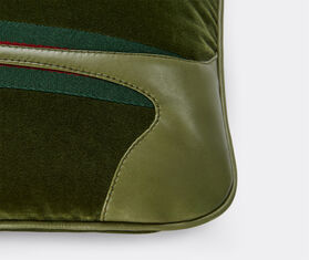 Gucci 'Horsebit' cushion, olive green OLIVE GUCC23CUS664GRN