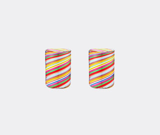 Aquazzura Casa 'Rainbow Swirl' tumbler, set of two, multicolor MULTICOLOUR AQUA23RAI475MUL