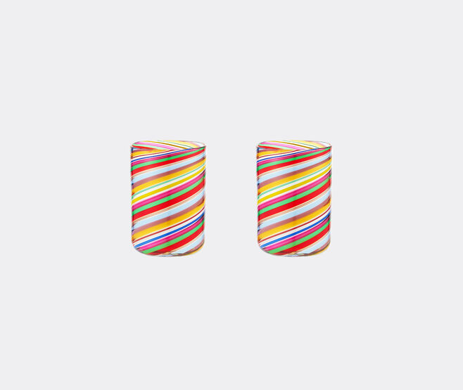 Aquazzura Casa 'Rainbow Swirl' tumbler, set of two, multicolor MULTICOLOUR AQUA23RAI475MUL