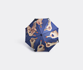 Seletti Toiletpaper umbrella 'Lipstick' BLUE SELE15OMB302BLU