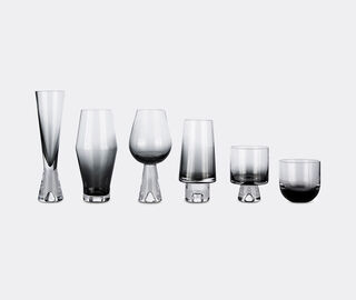 Tom Dixon 'Tank' champagne glass, set of two BLACK TODI20TAN159BLK