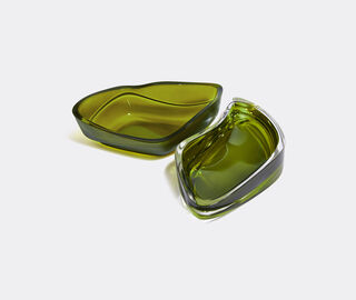 Zaha Hadid Design 'Plex' vessel, olive green OLIVE ZAHA20PLE021GRN