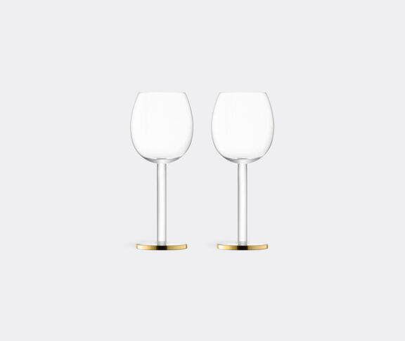LSA International 'Luca' wine glass, set of two Gold ${masterID}
