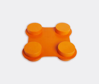 Cassina 'Modular Imagination by Virgil Abloh', quadruple connecting element for blocks ORANGE CASS22MOD087ORA
