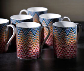 Missoni &#39;Zig Zag Jarris&#39; mug, red MULTICOLOUR MIHO22ZIG545MUL