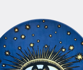 Les-Ottomans 'Eye' dinner plate, blue MULTICOLOUR OTTO24BLU822MUL