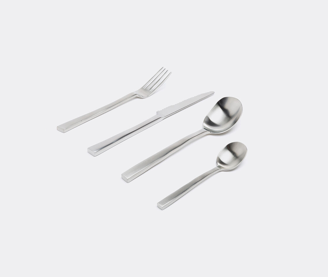 Valerie_objects Cutlery Gift Box In Stainless Steel Stainless Steel Unbrushed