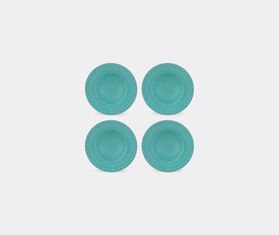 Bordallo Pinheiro &lsquo;Fantasia&rsquo; soup plate, set of four, acqua green TURQUOISE BOPI23FAN635LGR